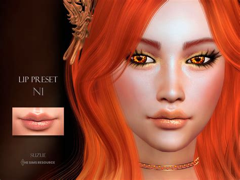 The Sims 4 Lip Preset N1 By Suzue The Sims Game