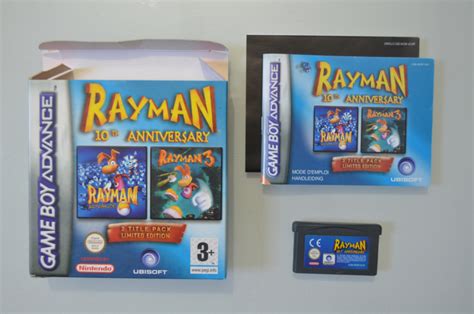 Gba Rayman 10th Anniversary Compleet Gameboy Advance Games Boxed