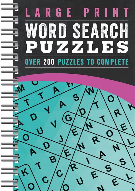 Large Print Word Search Puzzles