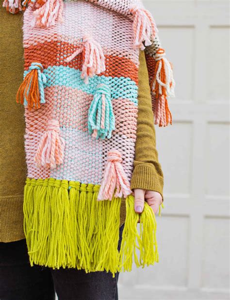 Chunky Woven Scarf Tutorial A Beautiful Mess