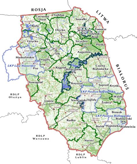 Wybór środka transportu z polski na białoruś zależy głównie od miejsca rozpoczęcia podróży. Mapa nadleśnictw - Aktualności - Regionalna Dyrekcja Lasów ...