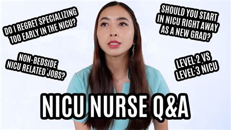 Nicu Nurse Qanda Should You Start In The Nicu Right Away As A New Grad Nurse Youtube