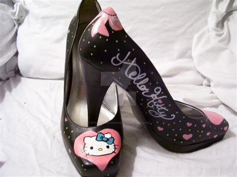 Custom Hello Kitty High Heels By Intellexualdesign On Deviantart
