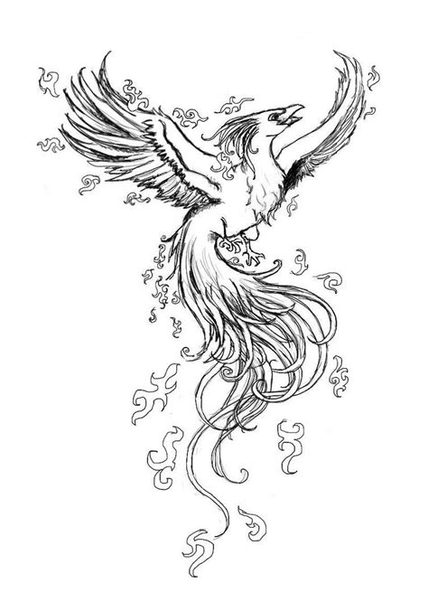 Choose your favorite phoenix bird drawings from 132 available designs. Pix For > Phoenix Rising Drawings | Phoenix tattoo ...