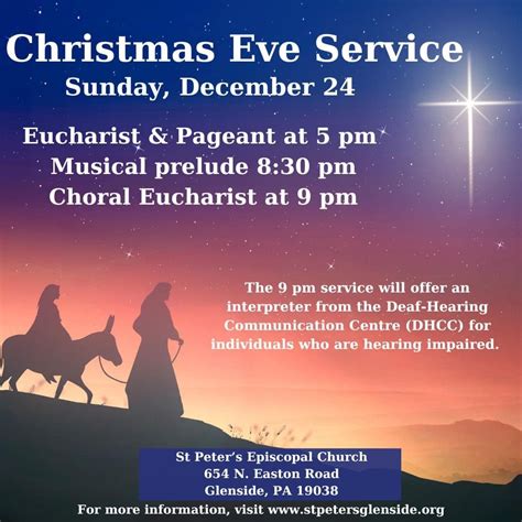 Dec 24 Christmas Eve Service Abington Pa Patch