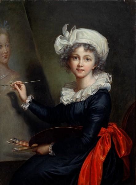 Élisabeth Vigée Le Brun Self Portrait Painting A Portrait Of Marie