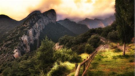 Superb Mountain Scene Hdr Download Hd Wallpapers And Free Images