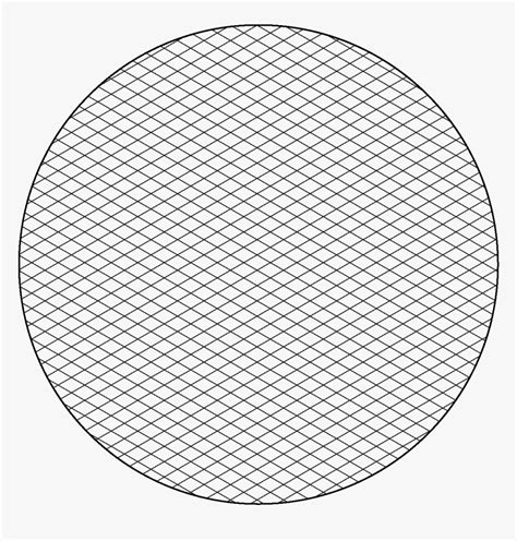 Isometric Grid Circle Grid Transparent Background Hd Png Download