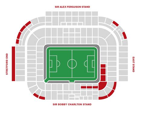 Old Trafford Seating Chart Boek Tickets Voor Manchester United In De Premier League