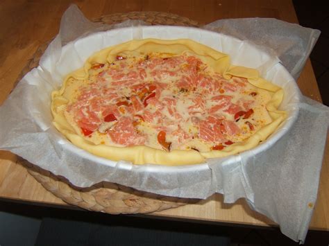 Uno Storico In Cucina Torta Rustica Al Salmone E Peperoni