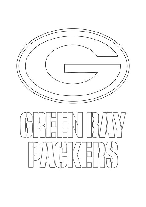 Logo Green Bay Packers Za Darmo Do Pokolorowania I Wydrukowania Strony