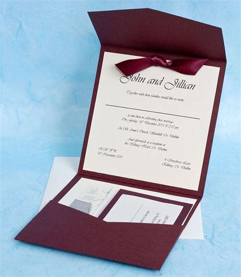Folded Invitation Card Template
