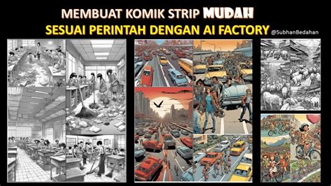 Membuat Komik Strip Mudah Sesuai Perintah Dengan Ai Comic Factory Subhanbedahan Youtube