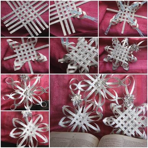 Creative Ideas Diy 3d Paper Snowflake Christmas Ornament