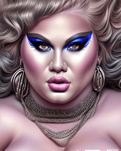 Artgerms Amazing Hyper Realistic Detailed Plus Size Drag Queen