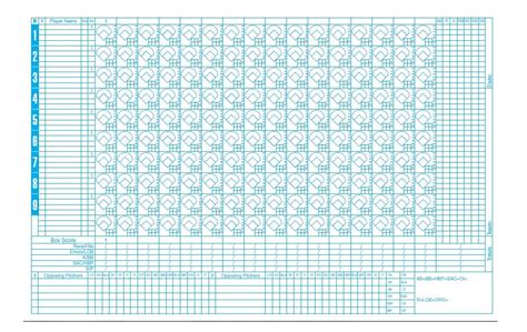 Baseball Score Sheet Explanation Best Games Walkthrough