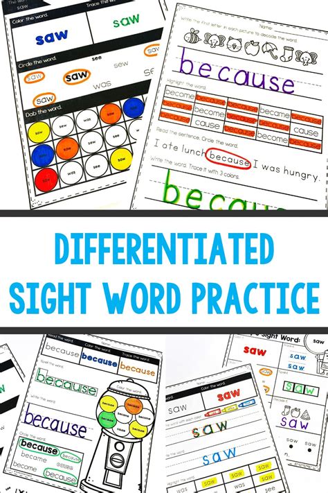 85b Quick And Easy Ideas To Improve How You Teach Sight Words Grade