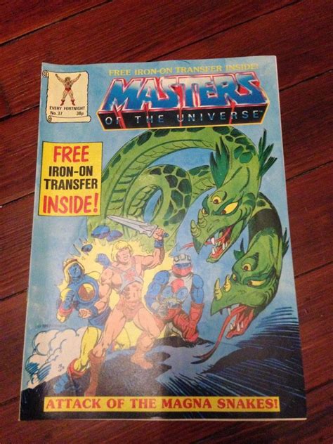 Comicsvalue Masters Of The Universe Adventure Magazine 37 Iron