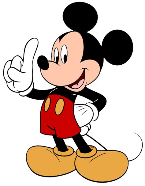 Mickey Mouse Pointing Finger Clip Art
