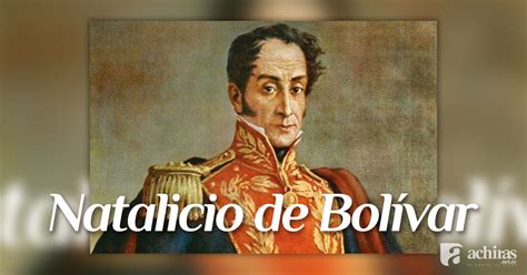 Natalicio De Bolívar Ec