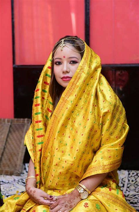 Beautiful Assamese To Be Bride Northeast India South Indian Bride Pure Silk Sarees Brides