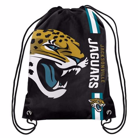 Nfl Football Team Logo Stripe Drawstring Backpack Gym Back Pack Bag
