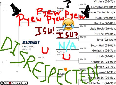 Funny Sb Article March Madness Bracket The Football Edition Mgoblog