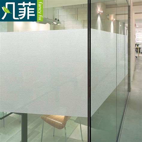 fancy fix frosted glass window film privacy for office building home static cling easy