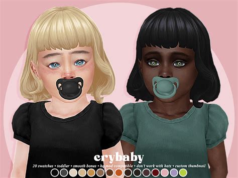 Thecrybabystore Crybaby Toddler Hair Maxis Emily Cc Finds