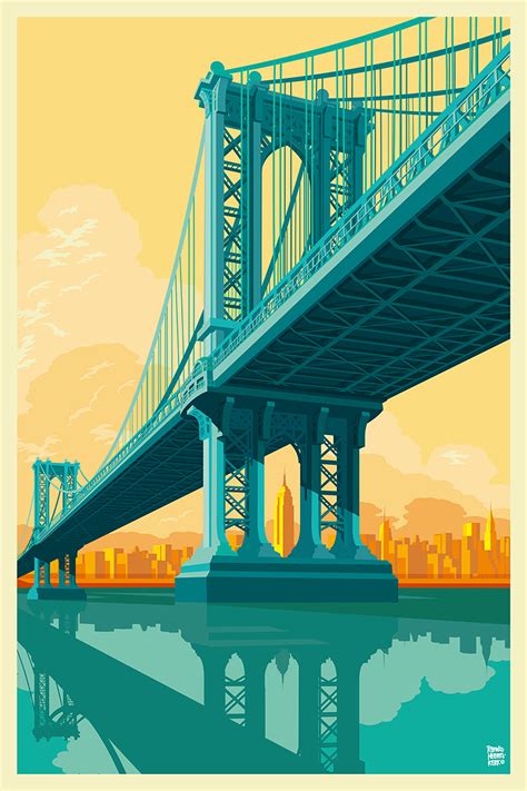 Colorful Illustrations of Popular Locations in New York City by Remko ...