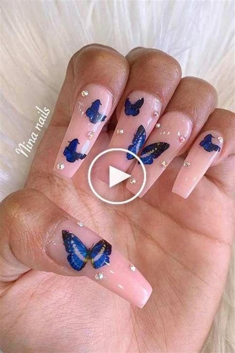 23 Ways To Wear Trendy Butterfly Nails This Summer Butterfly Nail