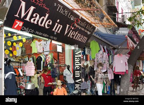 Shop Hanoi Vietnam Stock Photo Alamy