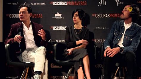 Ernesto Contreras Cecilia Suárez Emmanuel del Real Entrevista Las Oscuras Primaveras