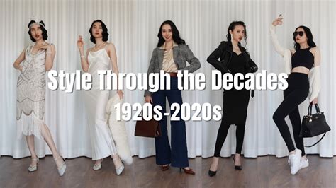 Style Throughout The Decades 1920s 2020s 100 Years Of Fashion Youtube