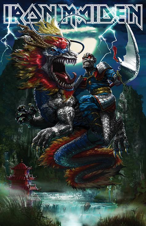 Iron maiden are an english heavy metal band formed in leyton, east london, in 1975 by bassist and primary songwriter steve harris. ArtStation - Iron Maiden - China Tour, Ryan Christensen