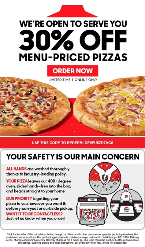 Pizza Hut Printable Coupons
