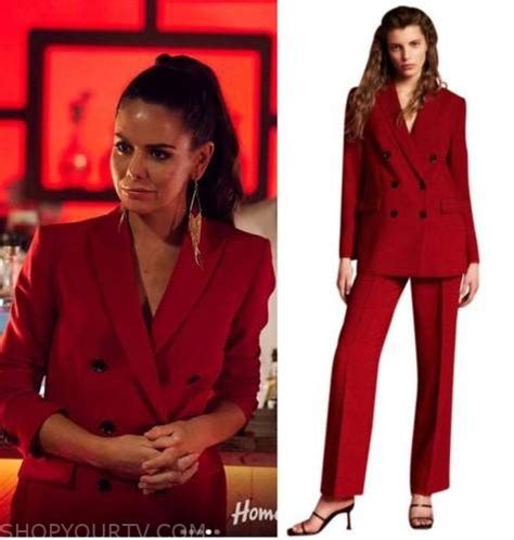 Home And Away April 2022 Mackenzies Red Double Breasted Suit Shop