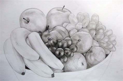 52 Fruit And Vegetable Drawing Ideas Fruit Sketch Fruit Bowl Drawing