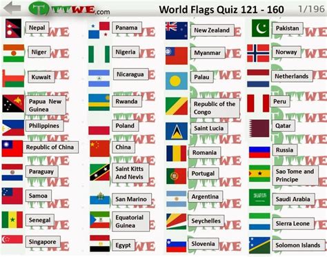 121 To 160 Flag Quiz Game Answers Logo Quiz