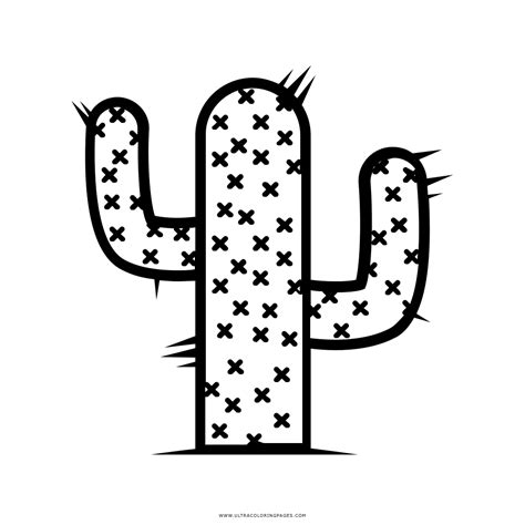 Cactus Coloring Page Ultra Coloring Pages