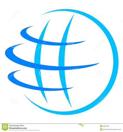 Globe Logo Stock Vector Illustration Of Design Logo 22823708