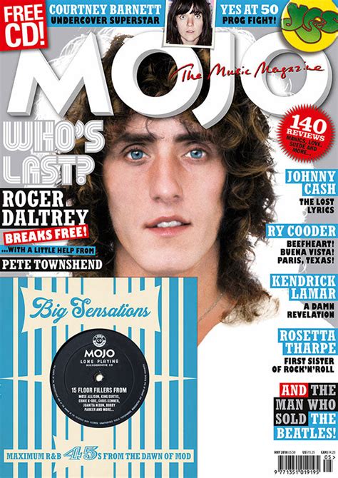 Uk Mojo Magazine May 2018 Roger Daltrey The Who Courtney Barnett Yes