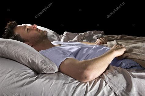 Insomniac Unable To Sleep In Bed Stock Photo By ©innovatedcaptures 49309859