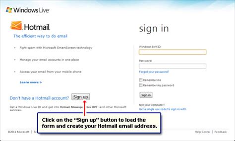Choose get a new email address to create a new address entirely: How to create Hotmail account get a free email address ...