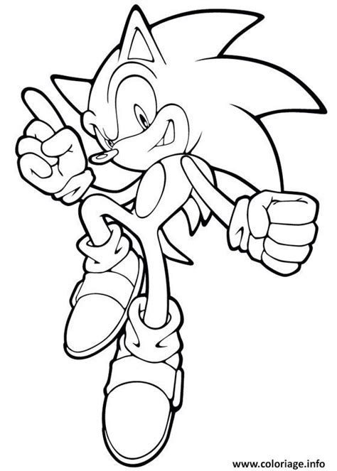 Coloriage Sonic 227 Dessin Sonic à Imprimer