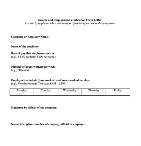 Proof of income letter pdf. Proof of Income Letter Template - 7+ Download Documents in ...
