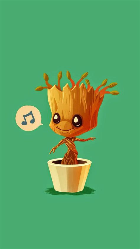 Baby Groot Iphone Wallpapers Top Free Baby Groot Iphone Backgrounds