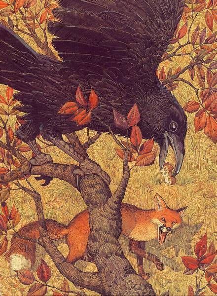 The Fox And The Crow An Aesops Fable Illustrated By Dan Daily
