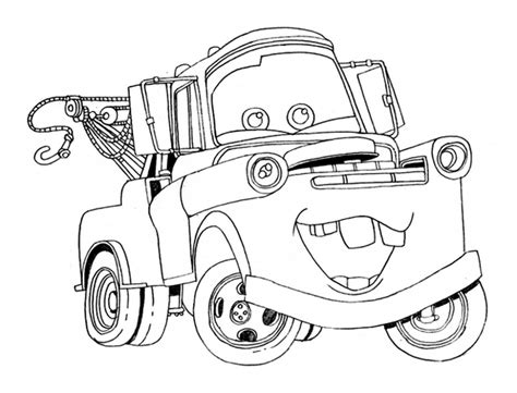 Funny Car Coloring Pages