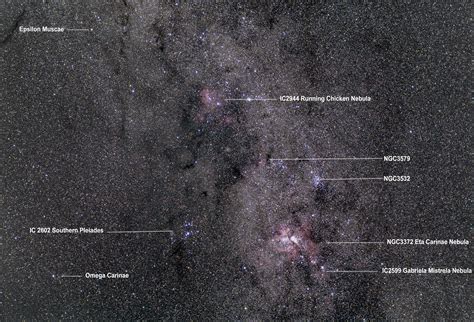 Eta Carinae Wide Field Olympus 50mm Lens And Asi294mc Pro Octanslab